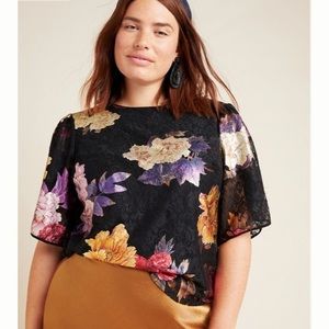 NWT Anthropologie The Odells Genevieve Lace Top 3X